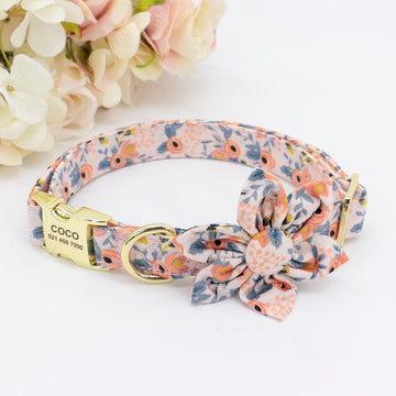 Personalized Puppy Collar – Adjustable Nylon Dog Collar with Free Name Engraving