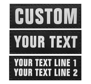 Custom Name Patch for Dog Harness – Personalized Velcro Tag Gift for Dog Lovers