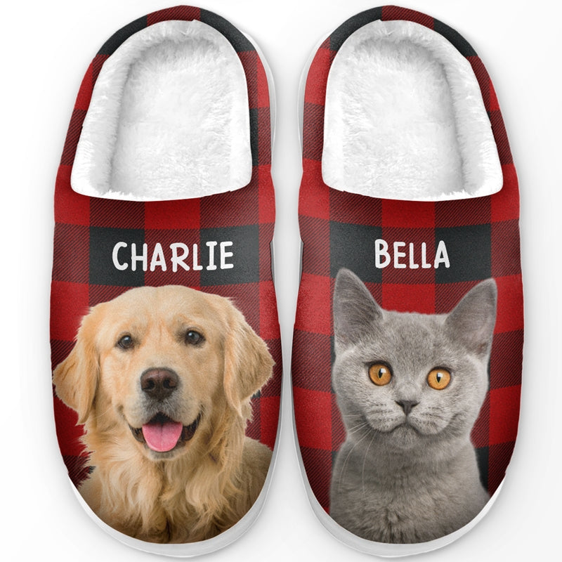 Personalized Photo Fluffy Slippers