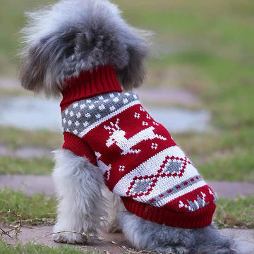 Christmas Sweaters Pet Winter Knitwear Xmas Clothes