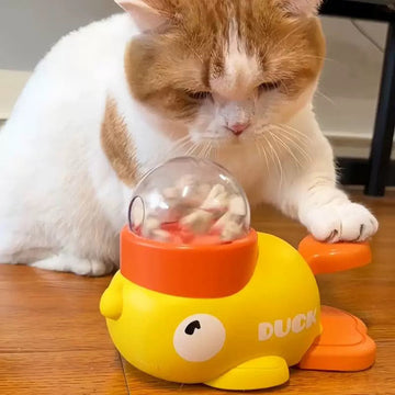 Duck Spinner Interactive 2-In-1 Feeder Toy