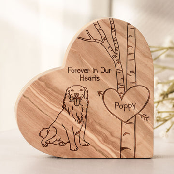 Personalized Engraved Wood Photo Plaque