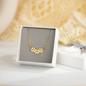 Personalized Cat Paw Necklace