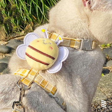 Cute Bee Cat Harness Leash Set