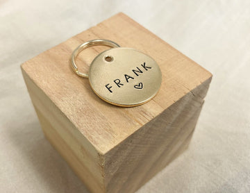 Personalized Dog Tag with HEART Design