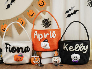 Trick or Treat Bag Halloween Trick or Treat Basket