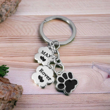 Custom Pet Name Keychain