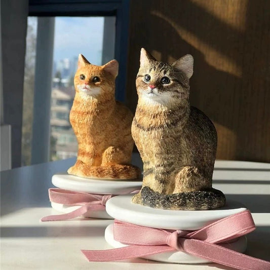 Personalized Pet Figurine – Handmade Full Body Custom Sculpture for Dogs & Cats