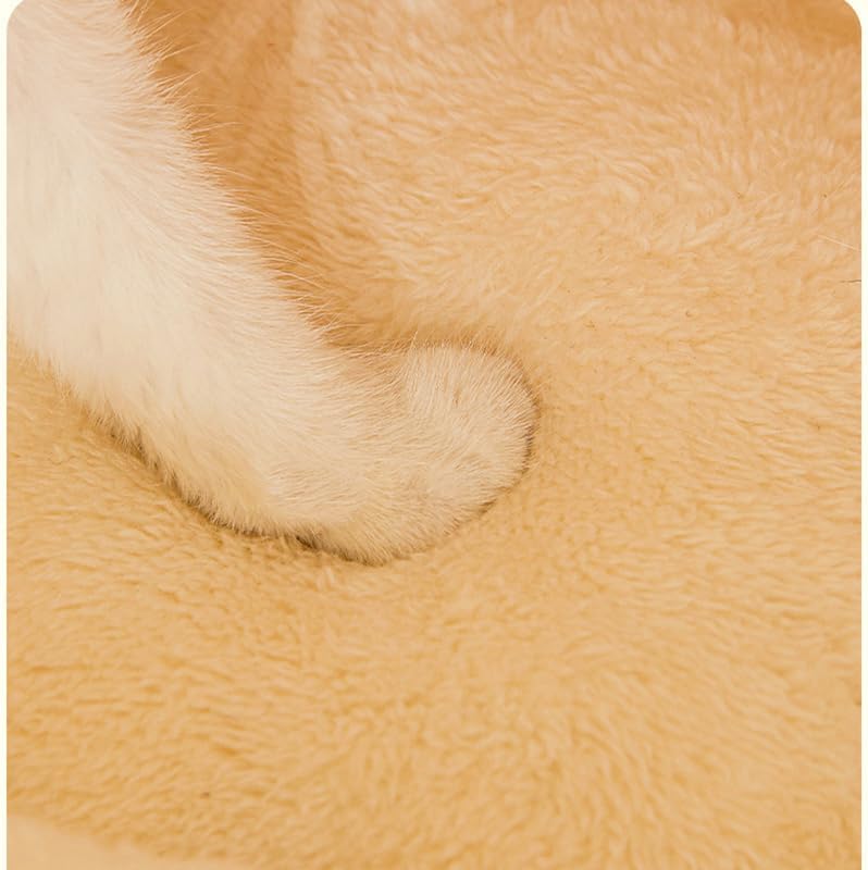 Cozy Semi-Enclosed Cat Cave Bed