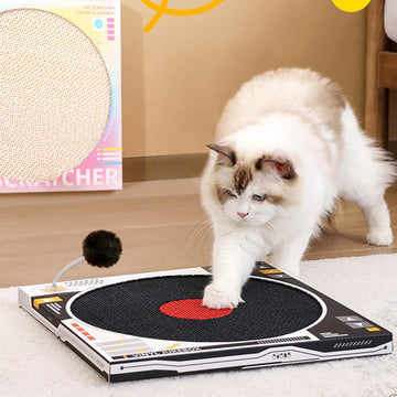 Record Player Cat Scratcher Toy