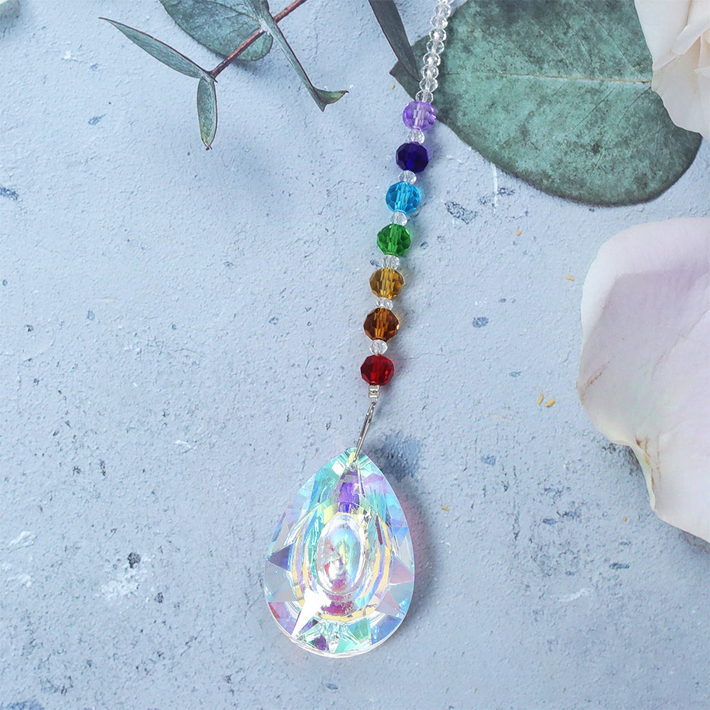Personalized Pet Memorial Hanging Crystal Prism