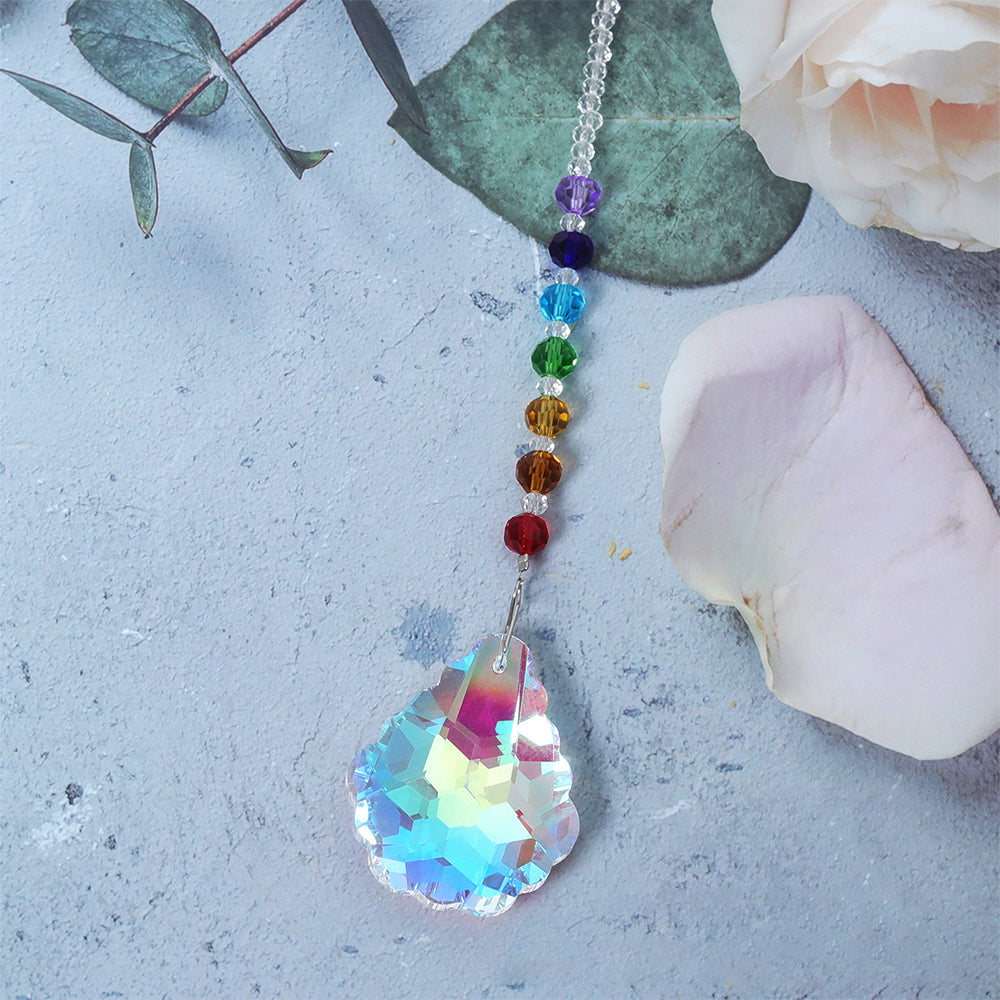 Personalized Pet Memorial Hanging Crystal Prism