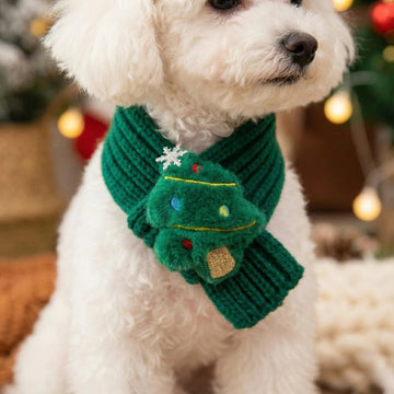 Festive Friends Pet Knit Scarf