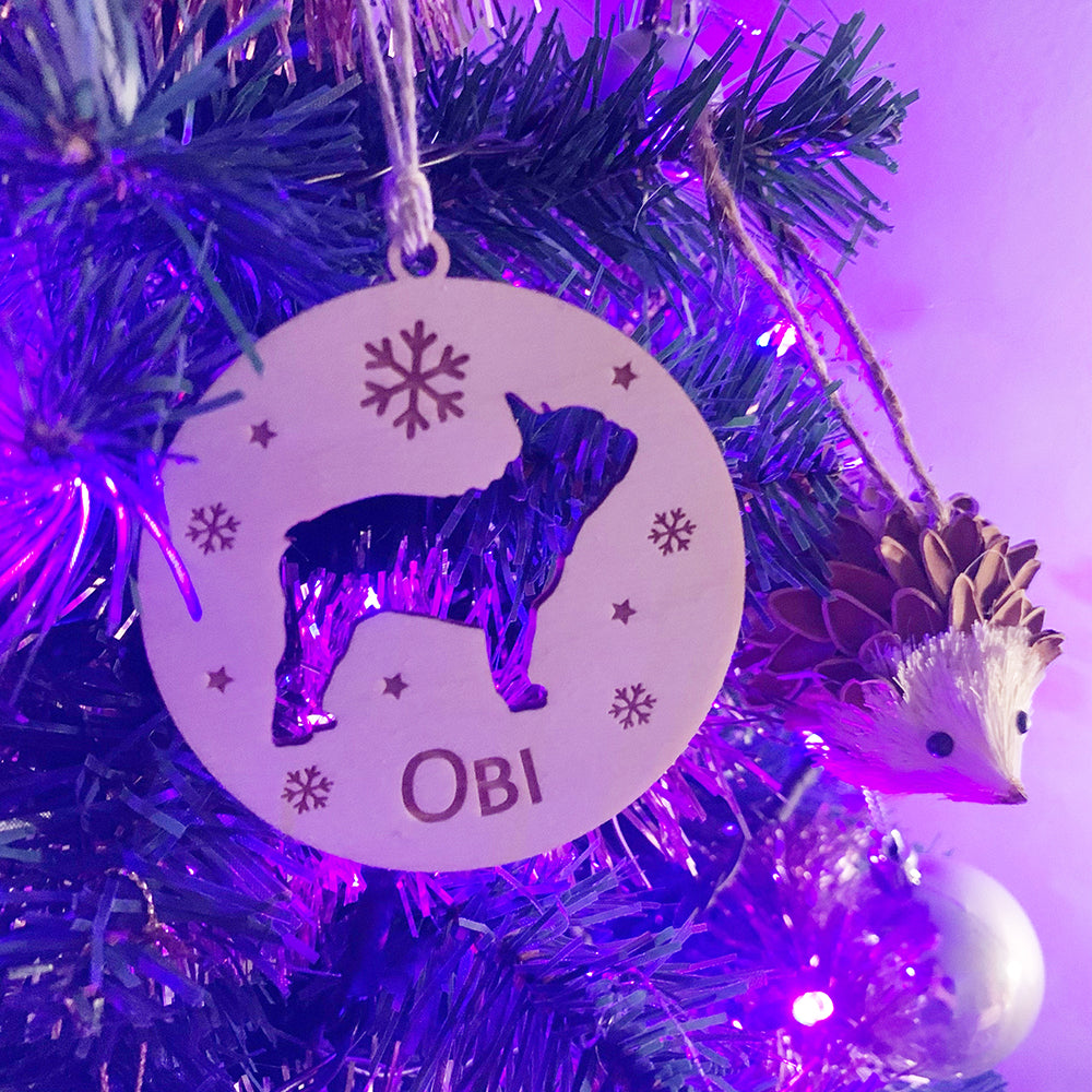 Personalized Pet Shape Wood Ornament