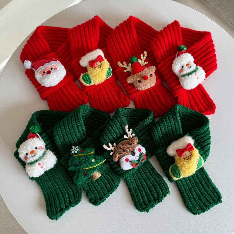 Festive Friends Pet Knit Scarf
