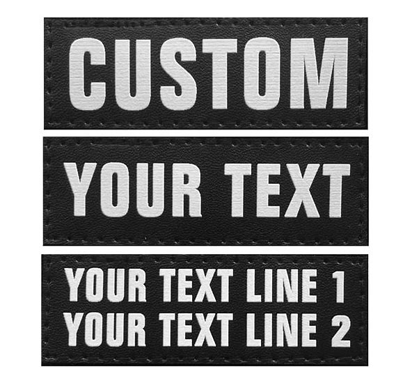 Custom Name Patch for Dog Harness – Personalized Velcro Tag Gift for Dog Lovers