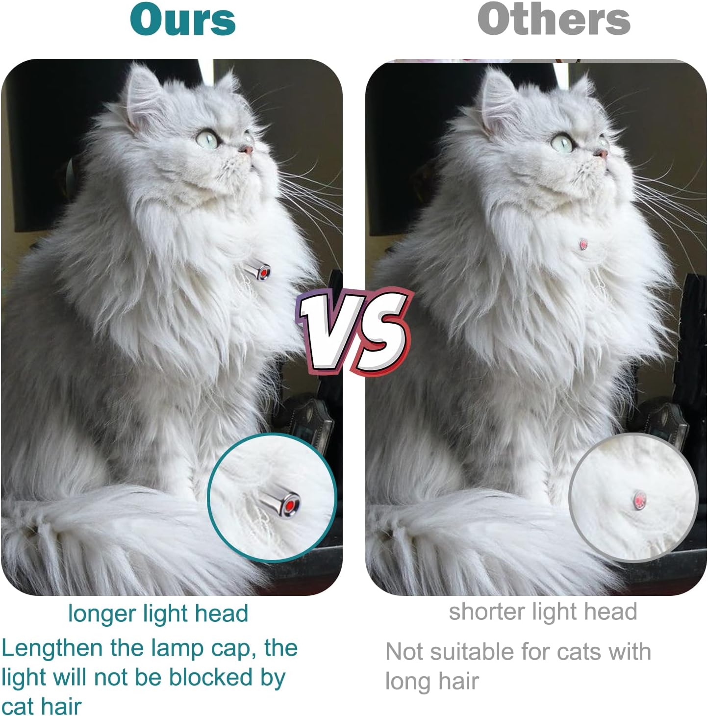 Automatic Cat Laser Collar – Smart Interactive Hands-Free Laser Toy to Keep Cats Active