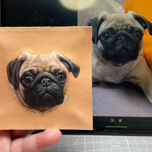 Turn Your Beloved Pet into a 3D Colorful Keepsake, Personalized Leather Keychain that Keeps Their Face Close to Your Heart Gifts for Pet Lovers