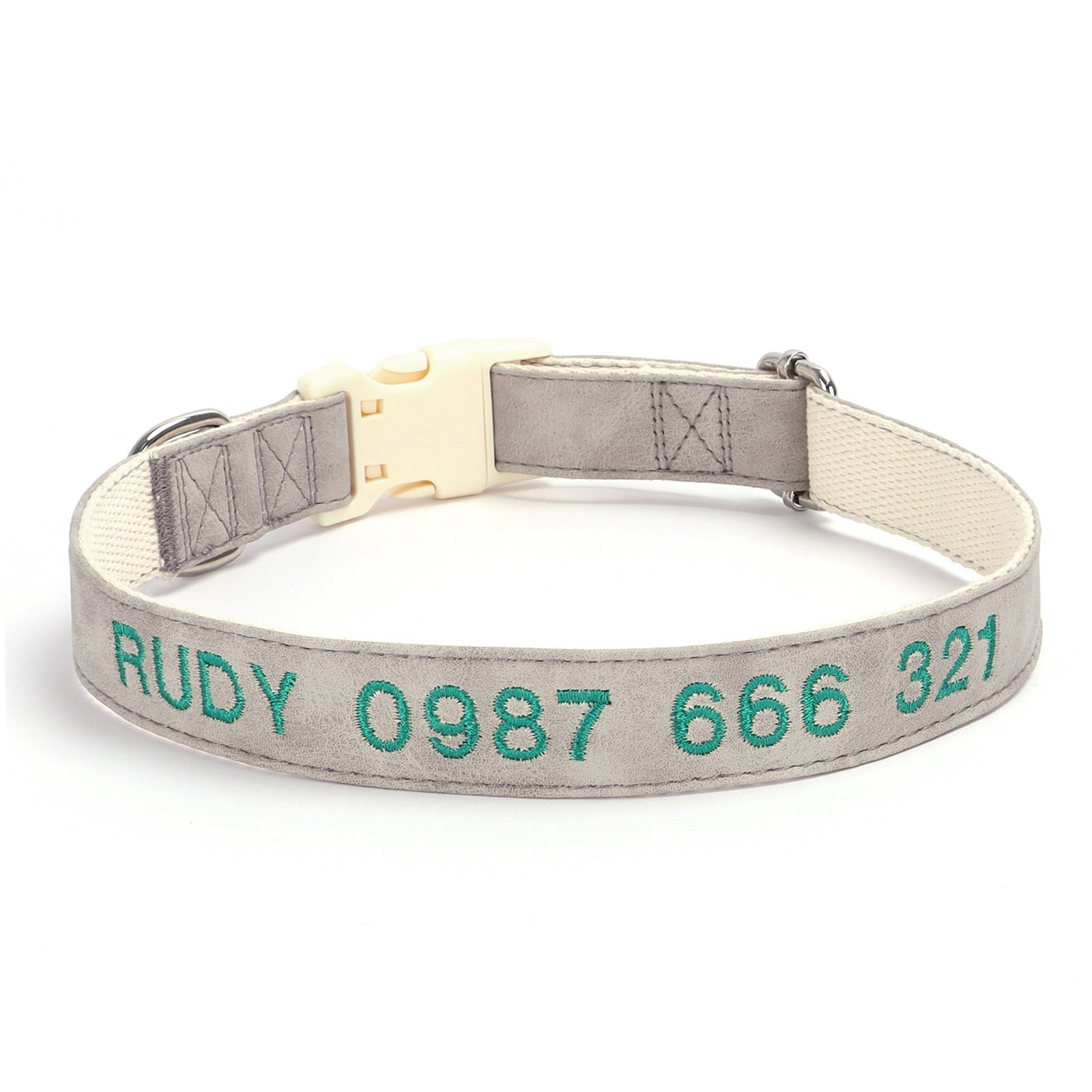 Pet Artist Personalized Dog Collar Customised Embroidered Name & Phone Number