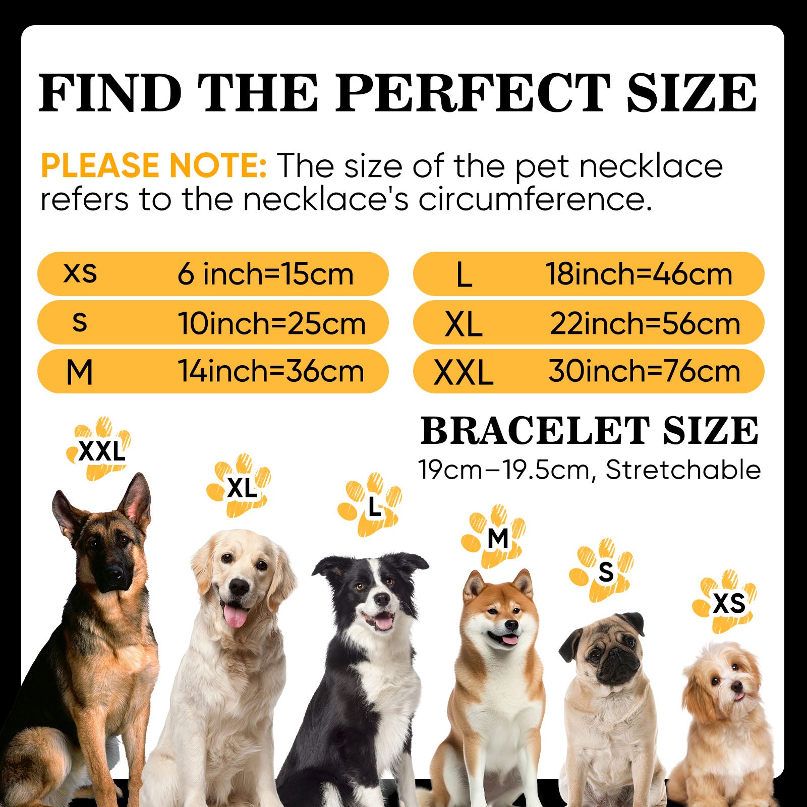 Personalized Beaded Pet Collar with Name