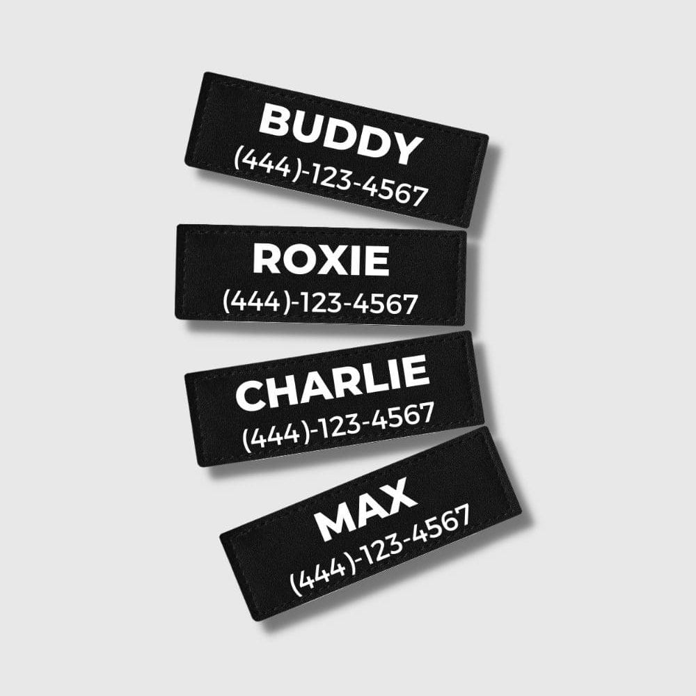 Custom Name Patch for Dog Harness – Personalized Velcro Tag Gift for Dog Lovers