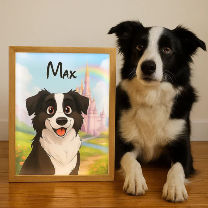 Custom LED Pet Portrait