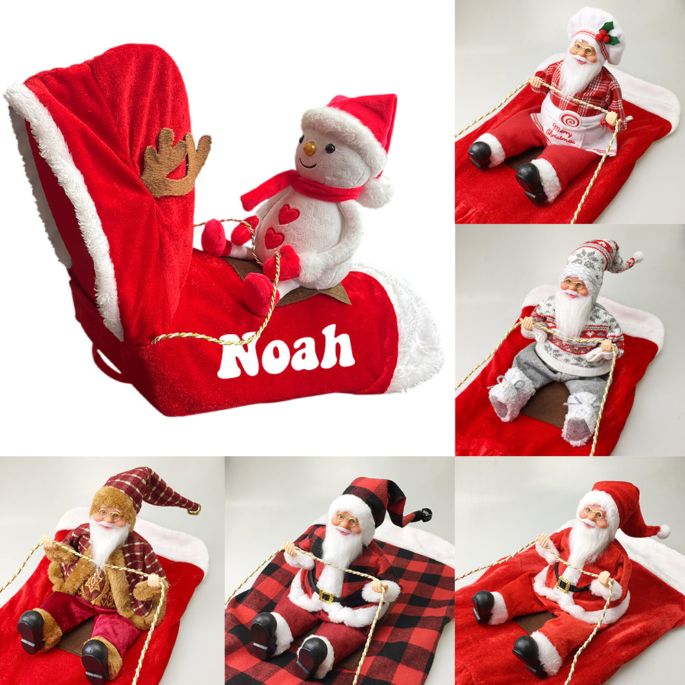 Personalized Christmas Santa Pet Riding Clothes