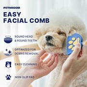 Professional Eye Comb for Pets Stainless Steel Tear Stain Remover for Cats & Dogs