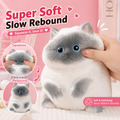 Cute Squishy Cat Toy – Stress Relief Sensory Squeeze Toy
