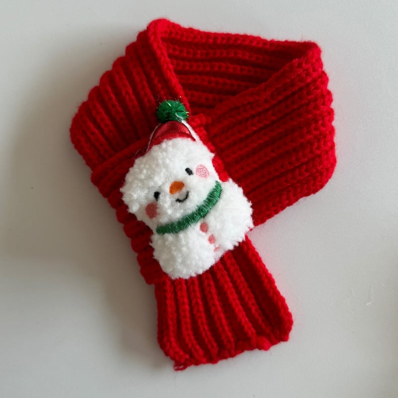Festive Friends Pet Knit Scarf