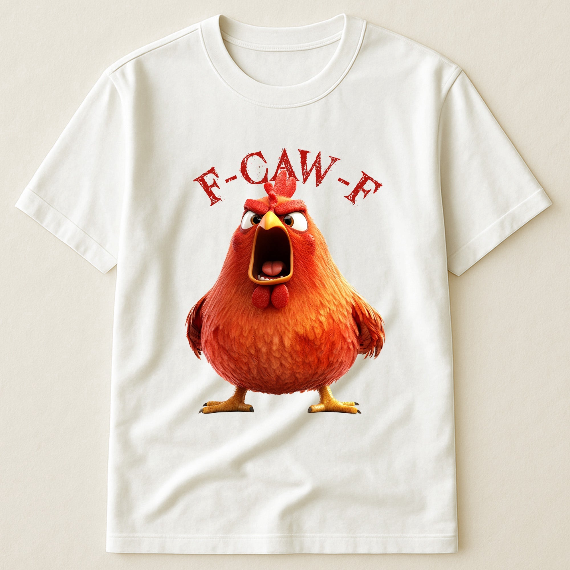 Funny Christmas Shirt - “F-Caw-F” Crow Design - Hilarious Holiday Gift for Coworkers & Friends
