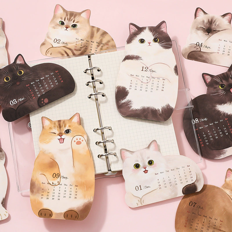 3D Desk Calendar with Cats and Dogs – a full year of cuteness on your desk