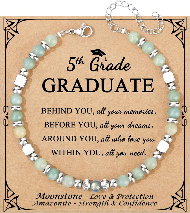 Gifts for Women Moonstone Bracelet Colorful Imperial Jasper Stainless Steel Beads Bracelets, Mothers Day Birthday Christmas Valentines Graduation Gifts