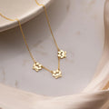 Personalized Tiny Dog Cat Paw Necklace