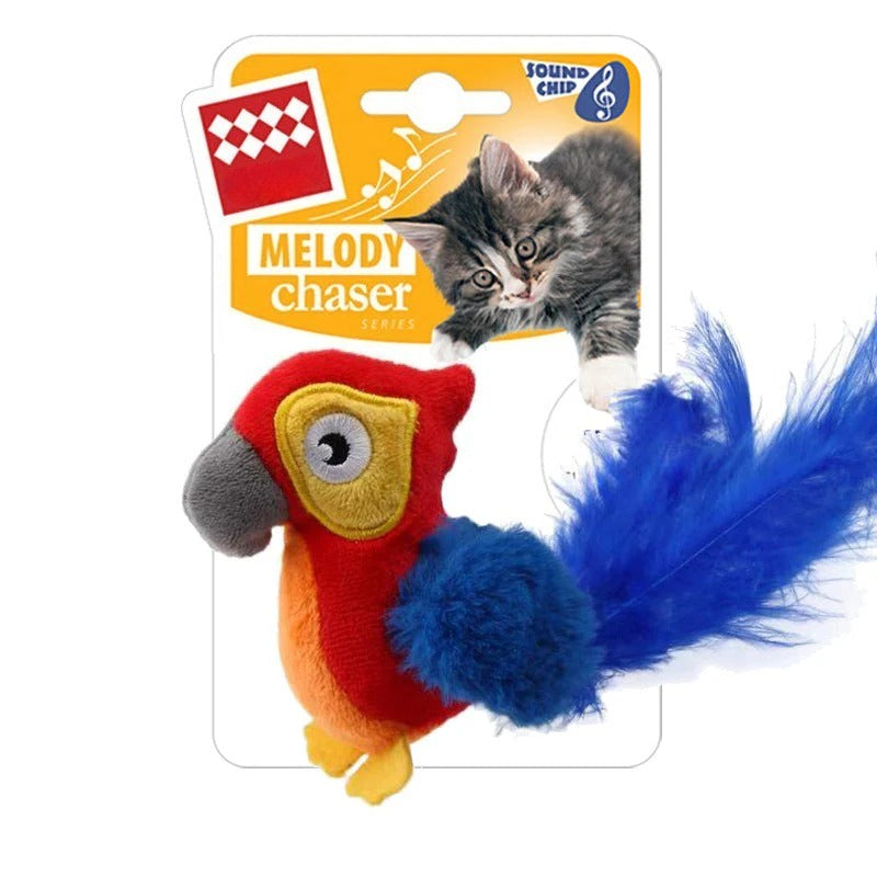 Interactive Chirping Bird Cat Toy