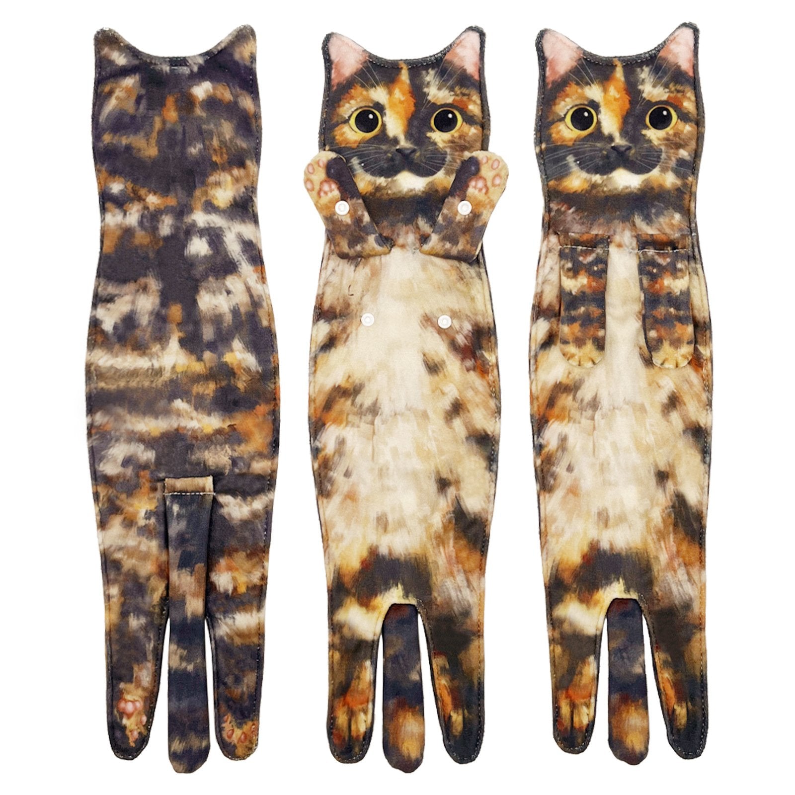 Funny Cat Hand Towels