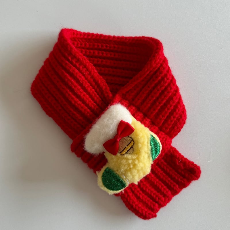 Festive Friends Pet Knit Scarf