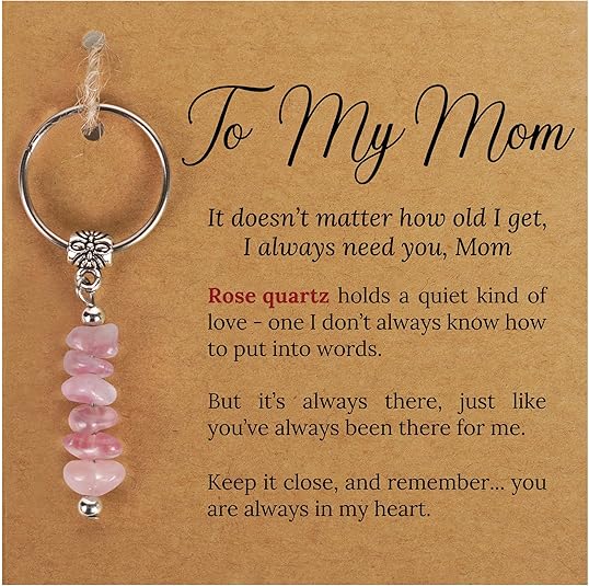 For Your Next Chapter – Crystal Keychain Graduation Gift for Her.  Strength, Wisdom & Good Luck