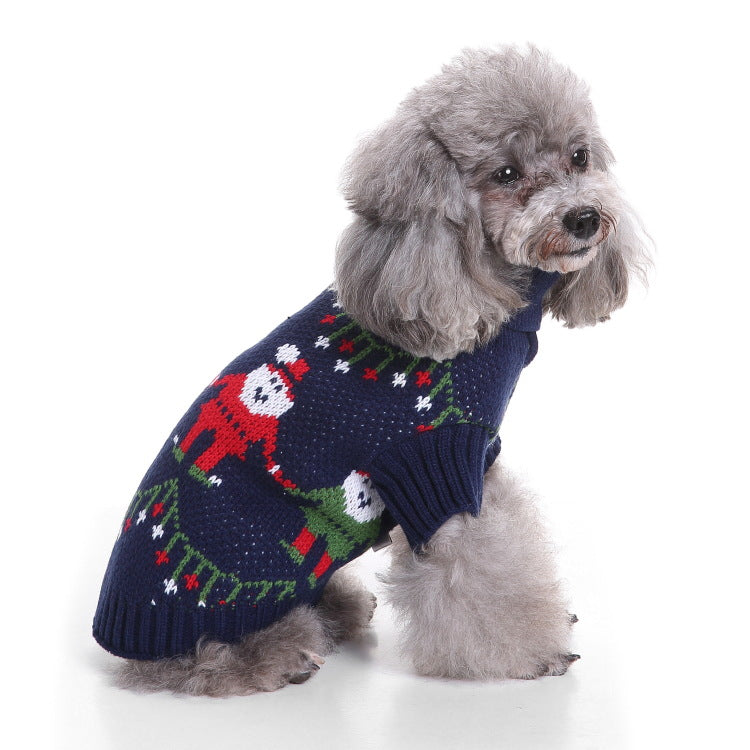 Christmas Sweaters Pet Winter Knitwear Xmas Clothes