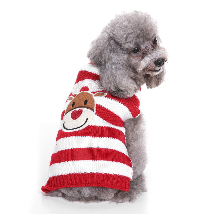 Christmas Sweaters Pet Winter Knitwear Xmas Clothes