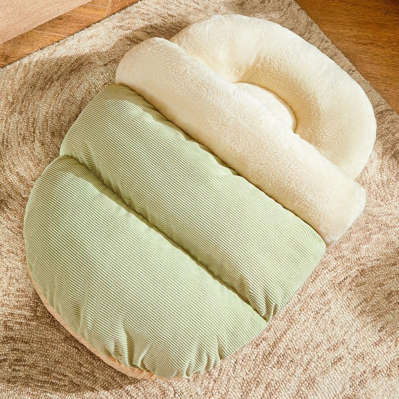 Cozy Semi-Enclosed Cat Cave Bed