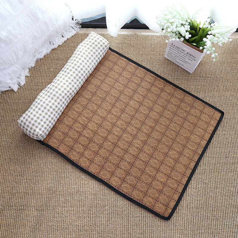 Breathable Rattan Cooling Pet Mat