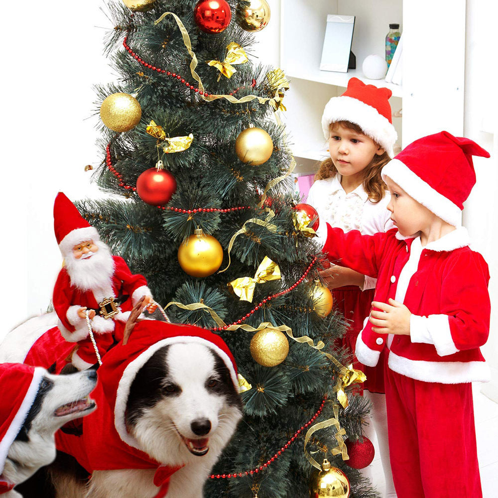 Personalized Christmas Santa Pet Riding Clothes