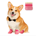 4Pcs Dog Booties and Paw Protectors, Anti-Slip Waterproof Dog Sock