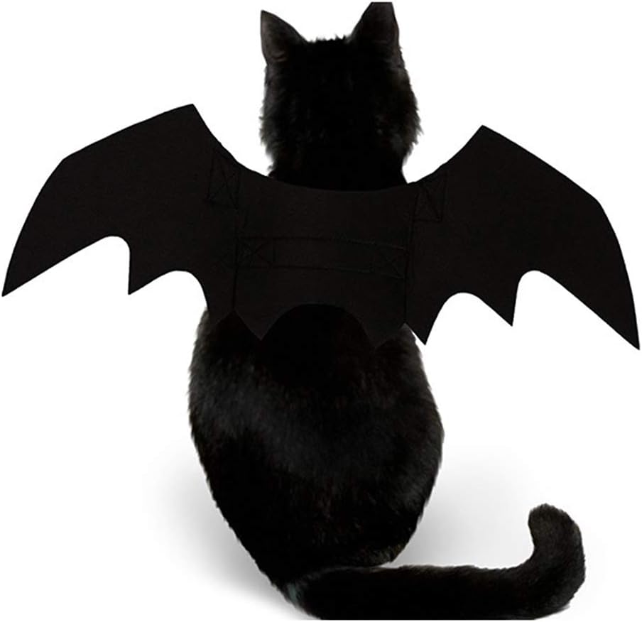 Pet Cat Bat Wings for Halloween Party Decoration