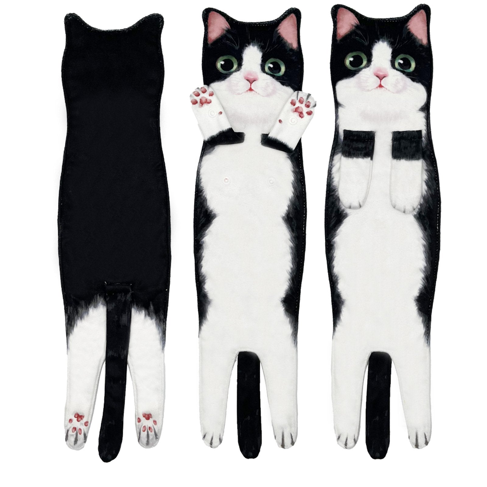Funny Cat Hand Towels