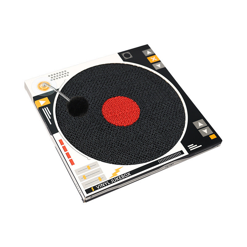 Record Player Cat Scratcher Toy