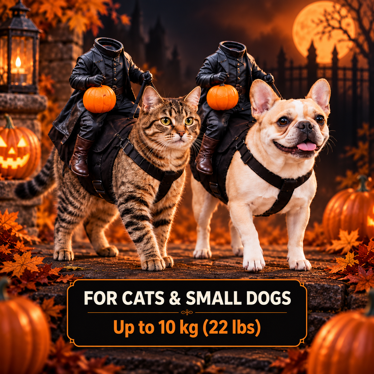 Headless Horseman Halloween Pet Costume