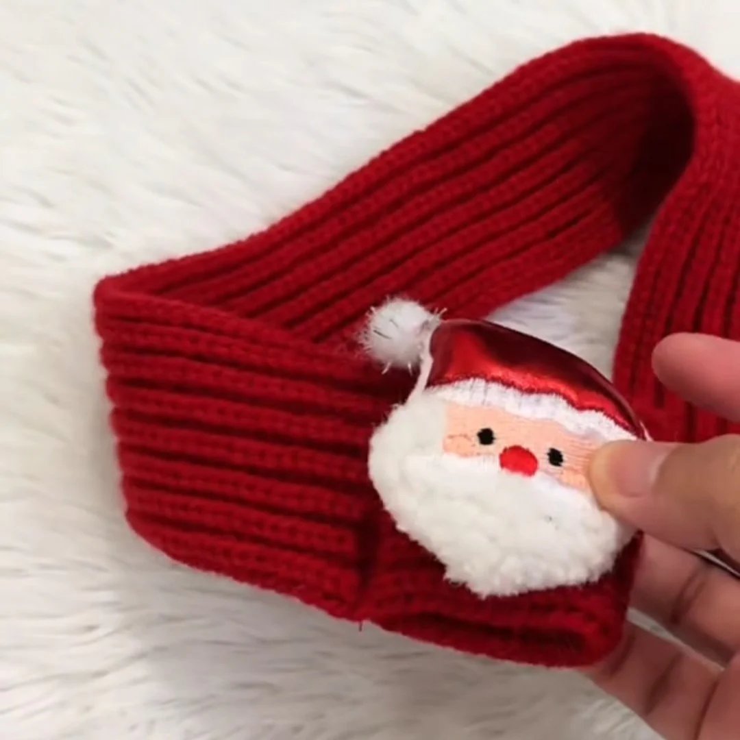 Festive Friends Pet Knit Scarf