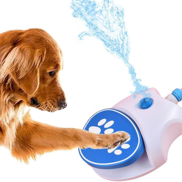 Step-On Dog Water Fountain Outdoor Pet Drinking Dispenser with Hose